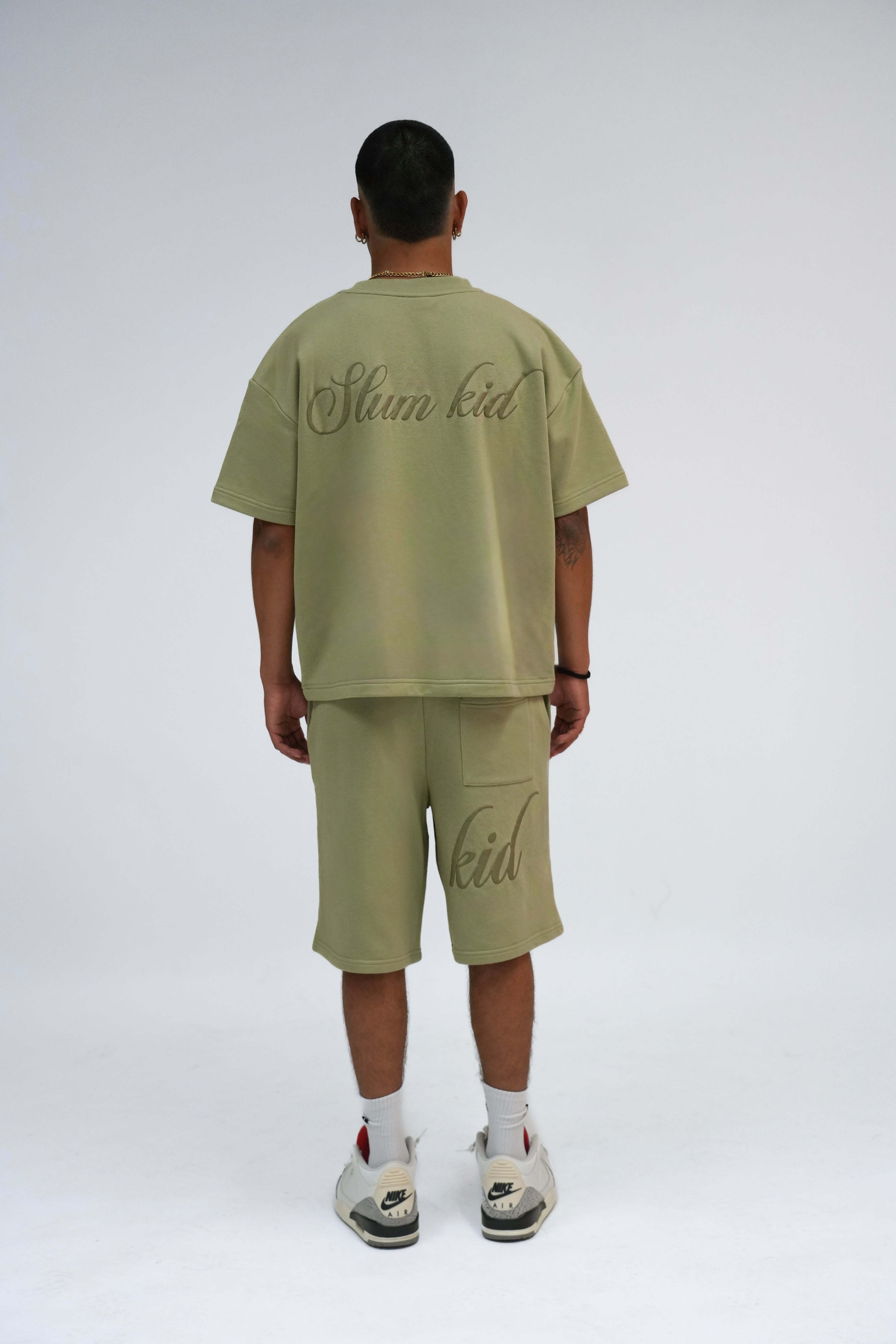 GREEN KAKI T-SHIRT