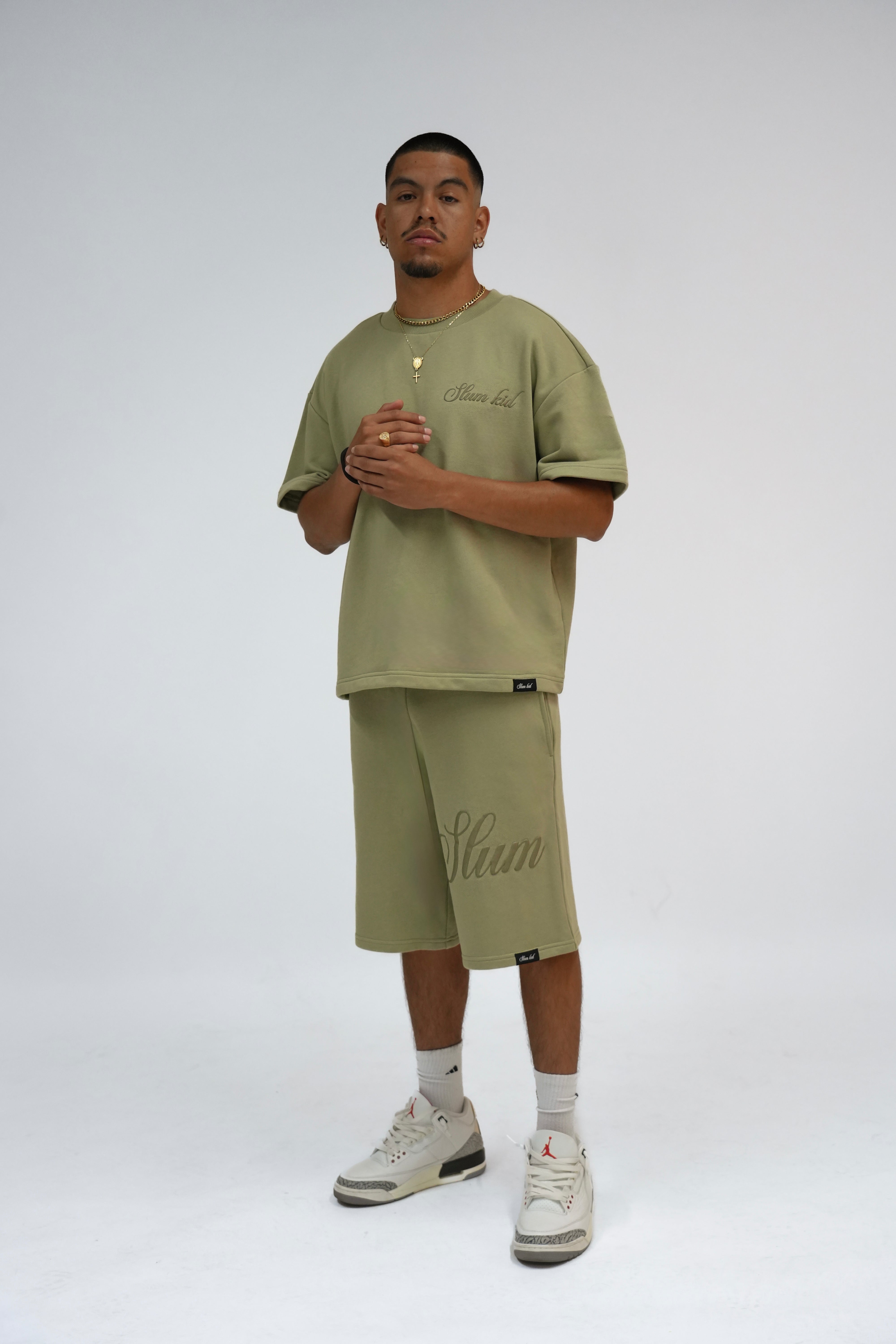 GREEN KAKI T-SHIRT
