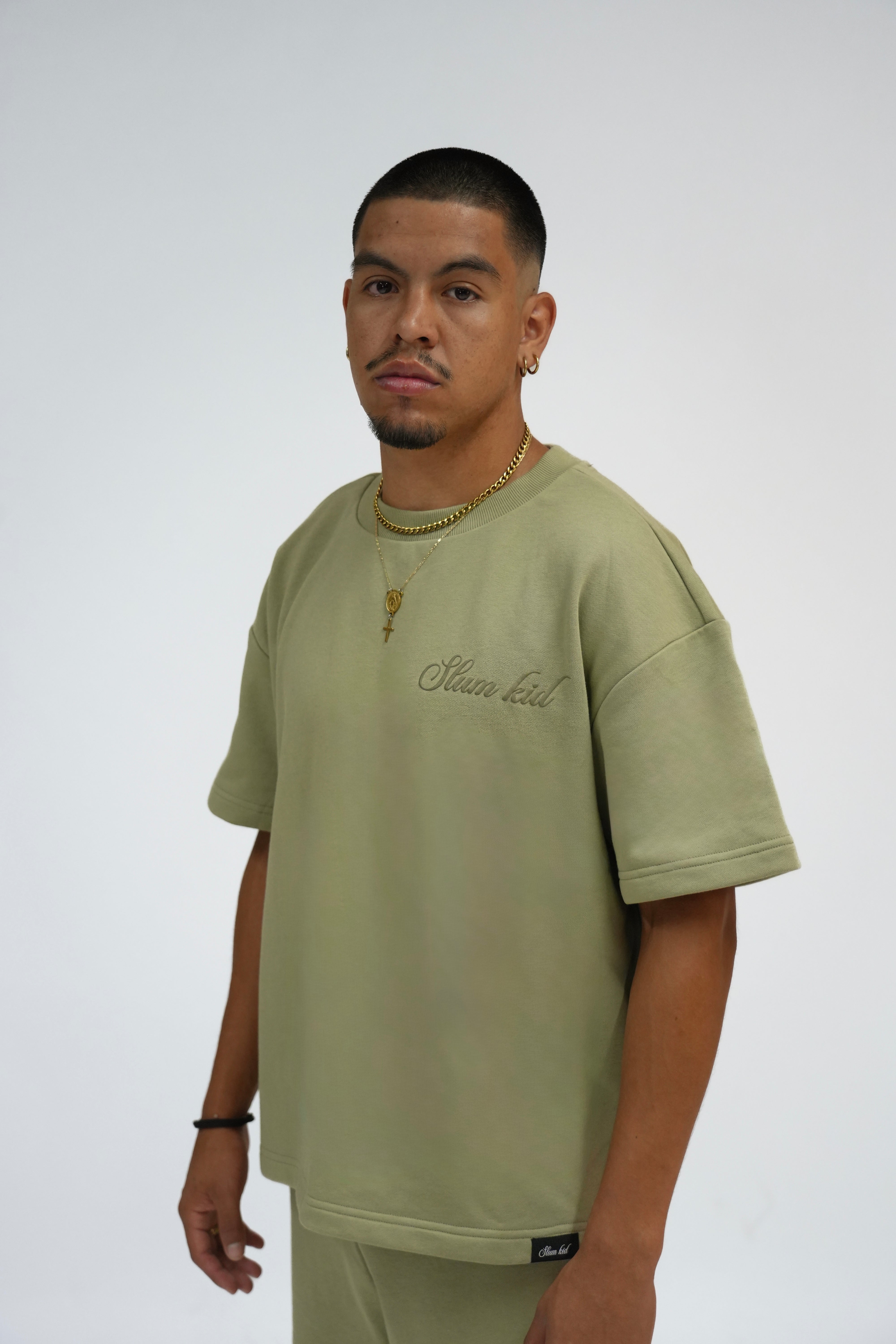 GREEN KAKI T-SHIRT