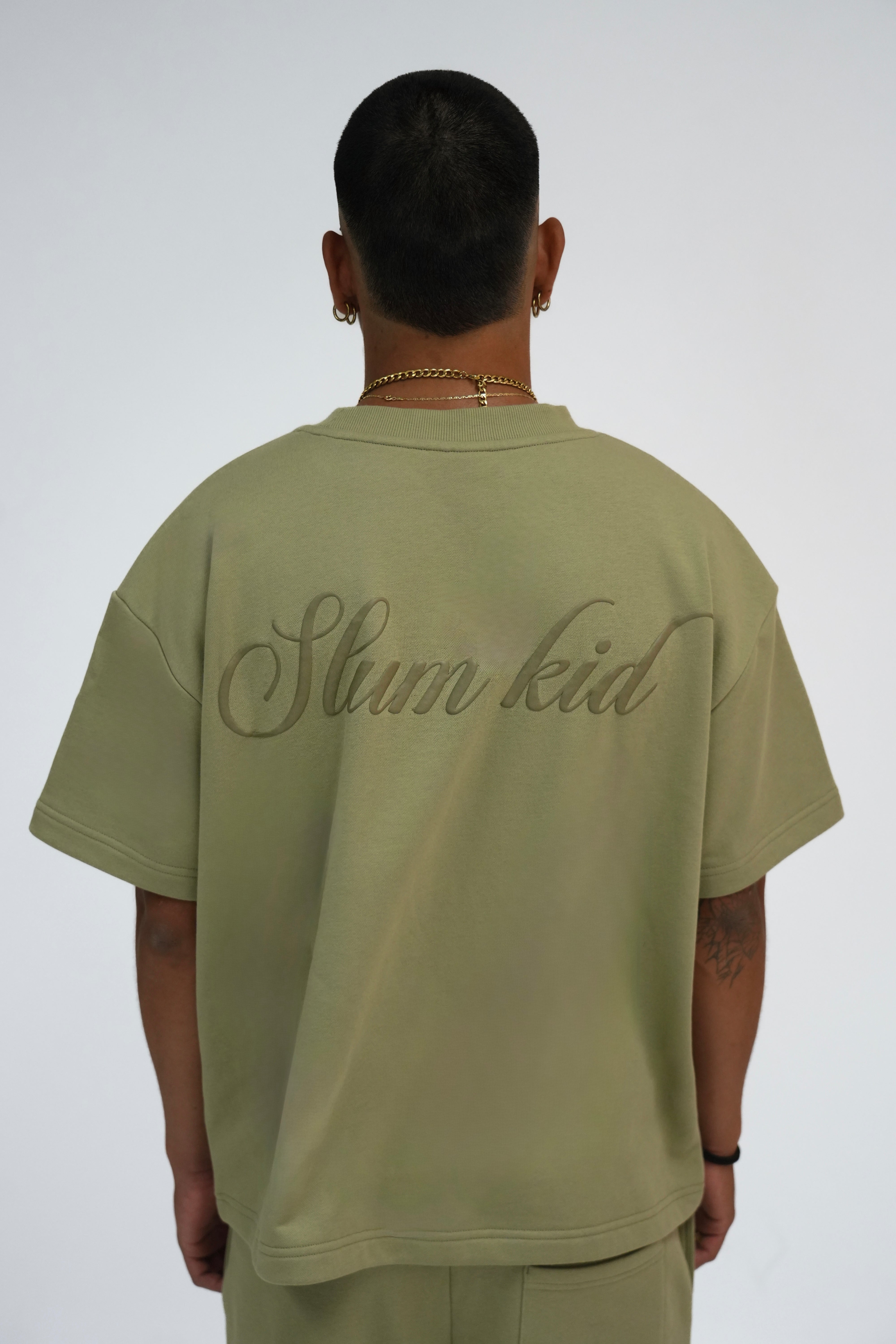 GREEN KAKI T-SHIRT