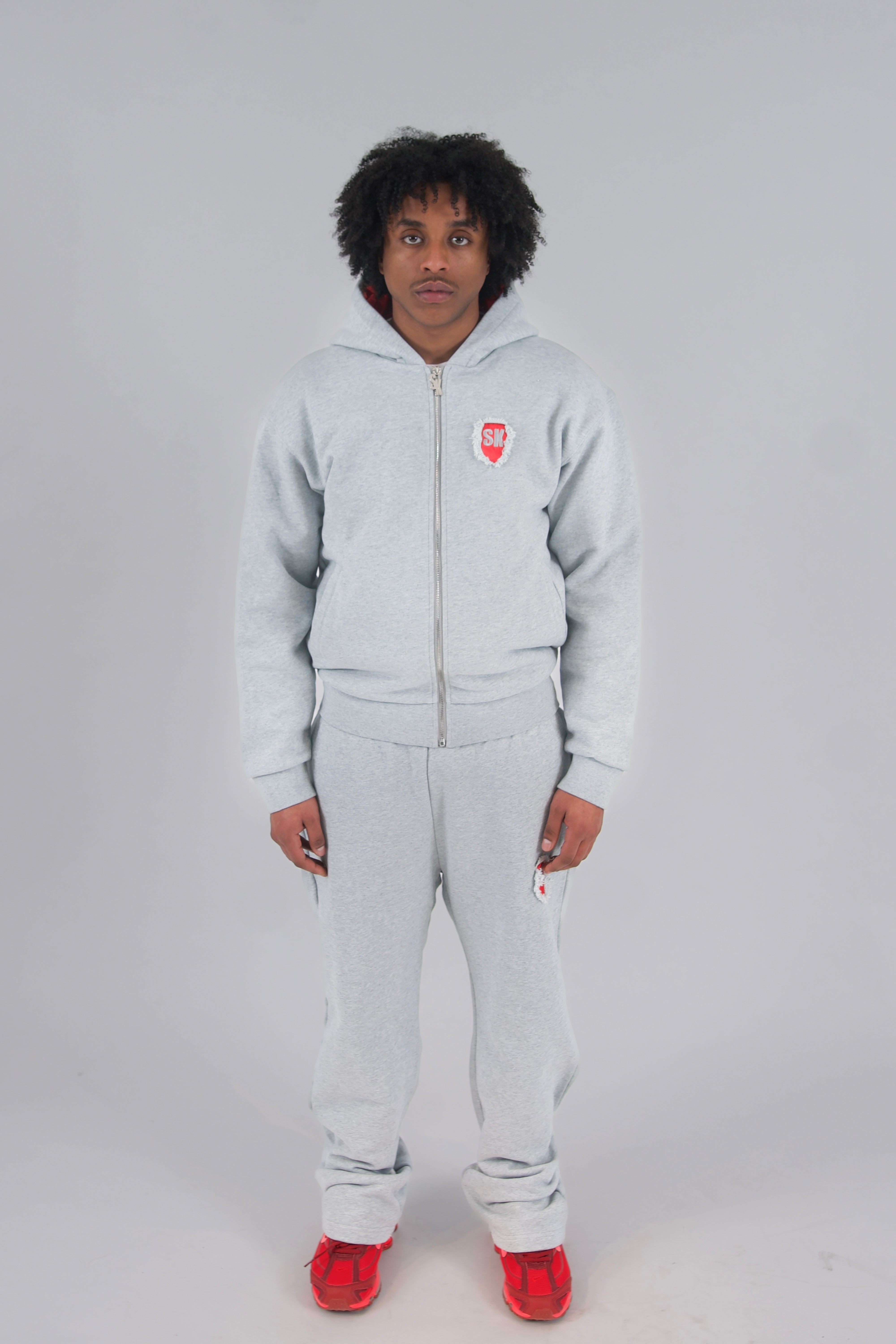 GREY TEAR-OFF JOGGER