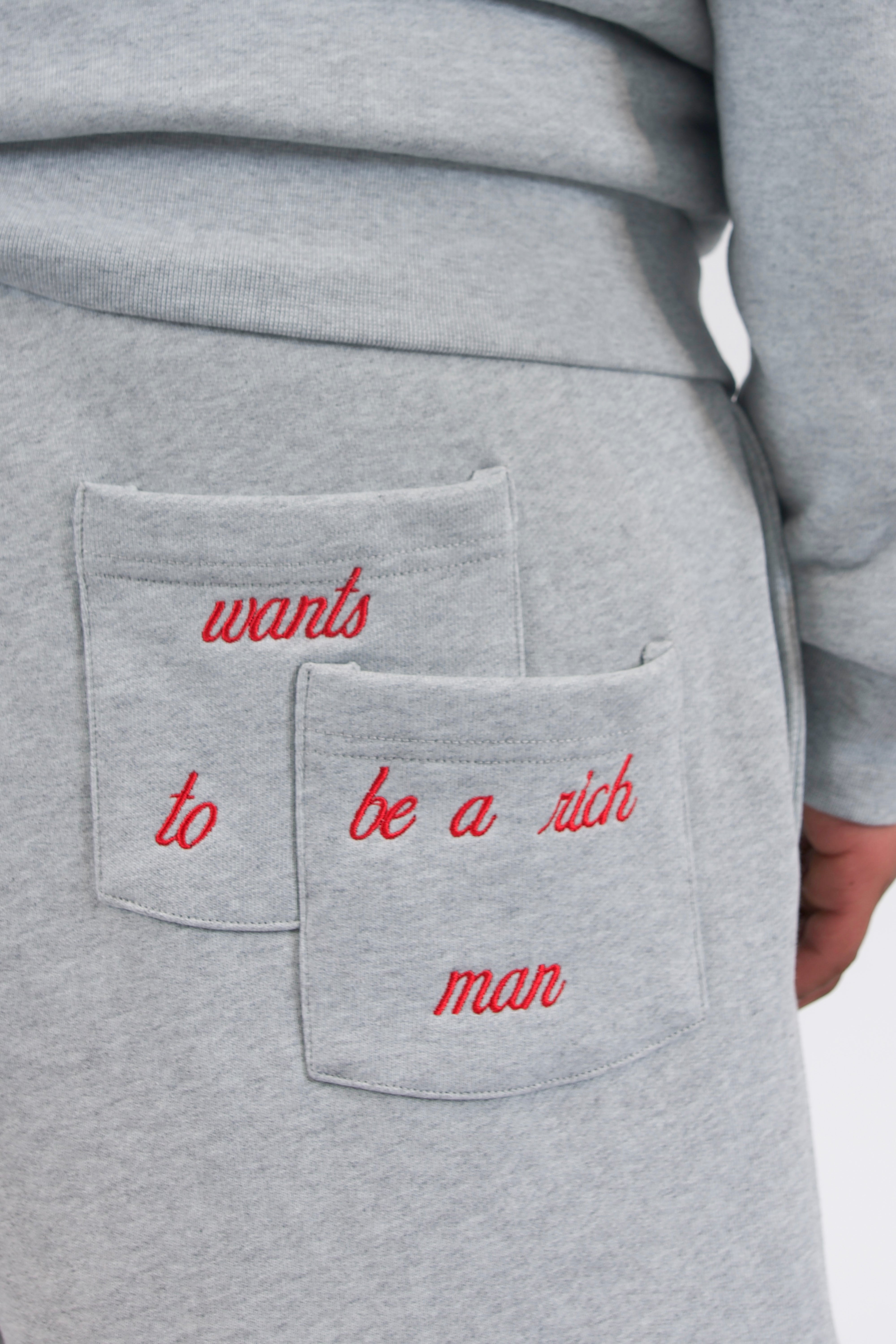 GREY TEAR-OFF JOGGER
