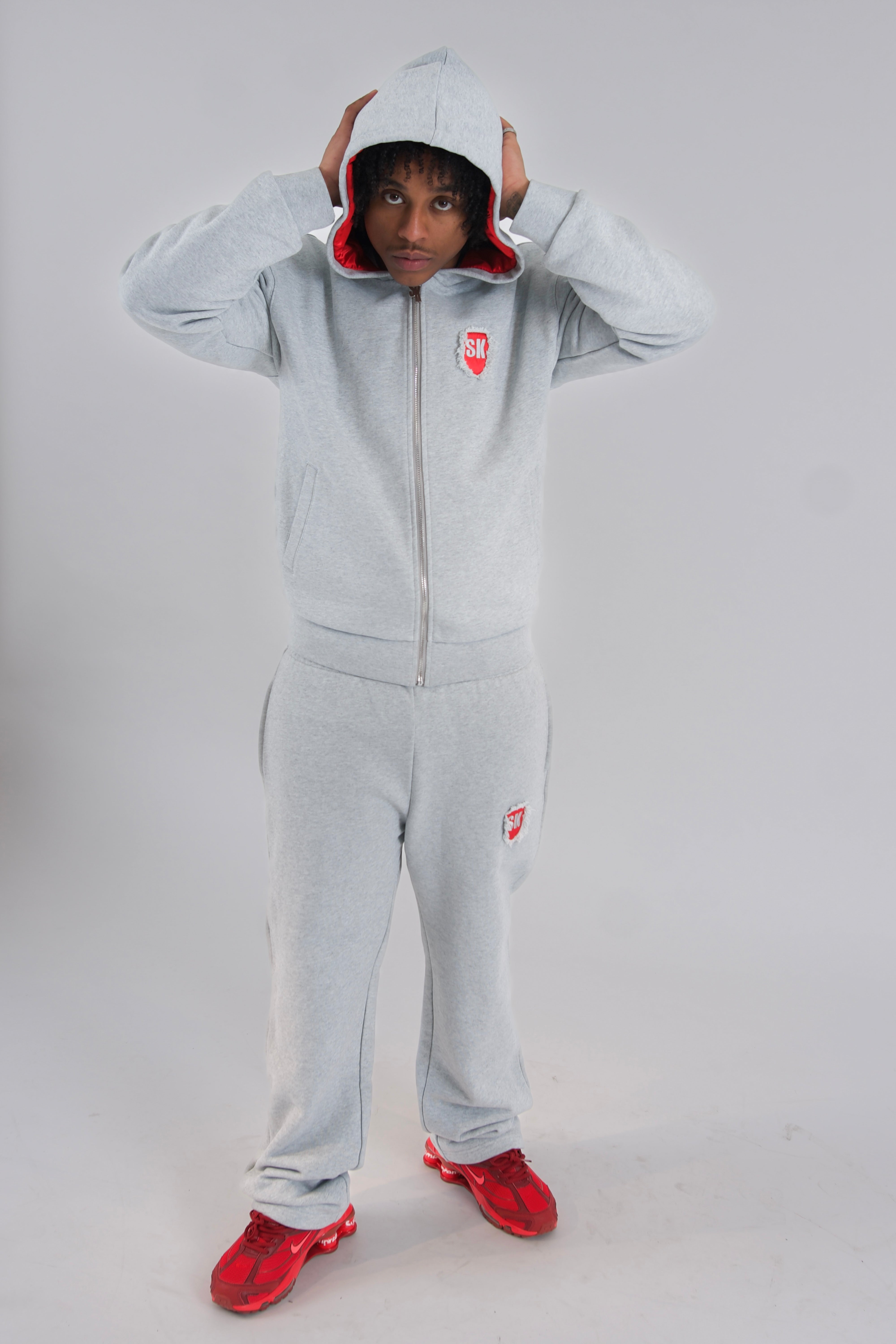 GREY TEAR-OFF JACKET